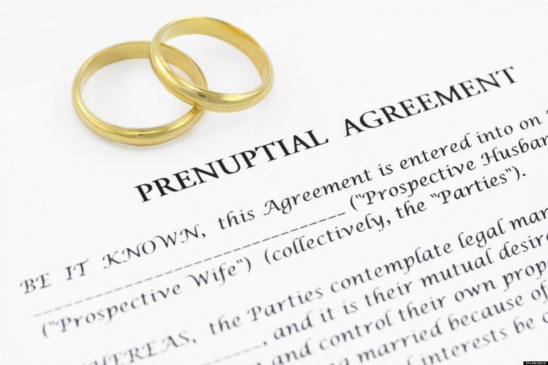 5 Things To Note About Prenups